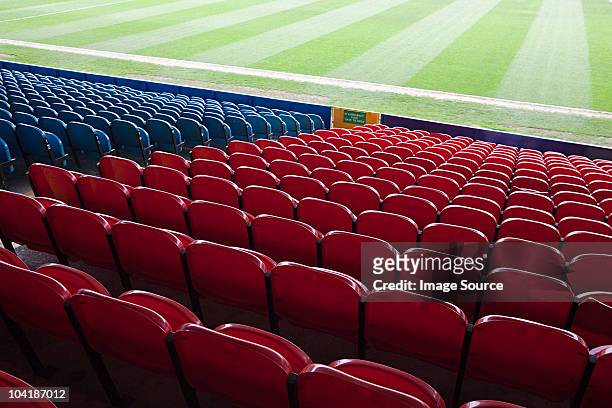 empty football stadium - large group of objects sport stock pictures, royalty-free photos & images