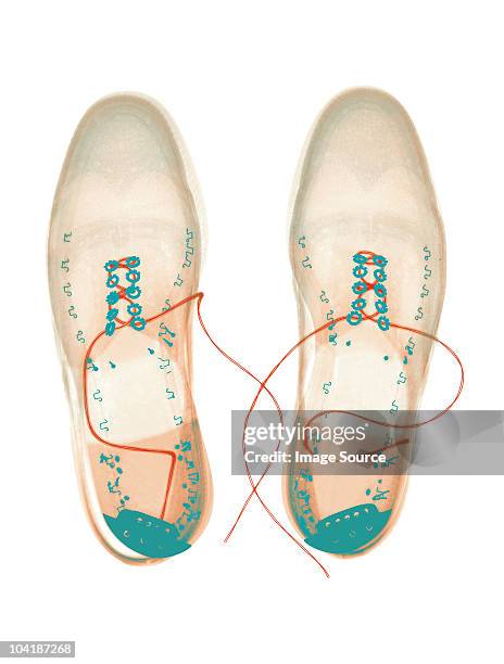 xray image of shoes - airport x ray images stock pictures, royalty-free photos & images