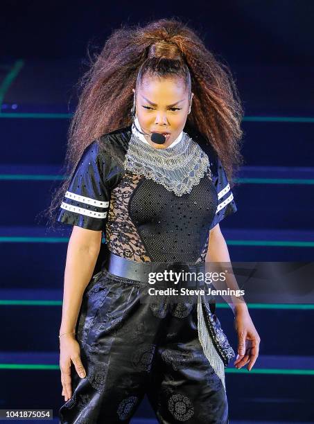 Janet Jackson performs at the Dreamfest Benefit concert for UCSF Benioff Children's Hospital on September 26, 2018 in San Francisco, California.