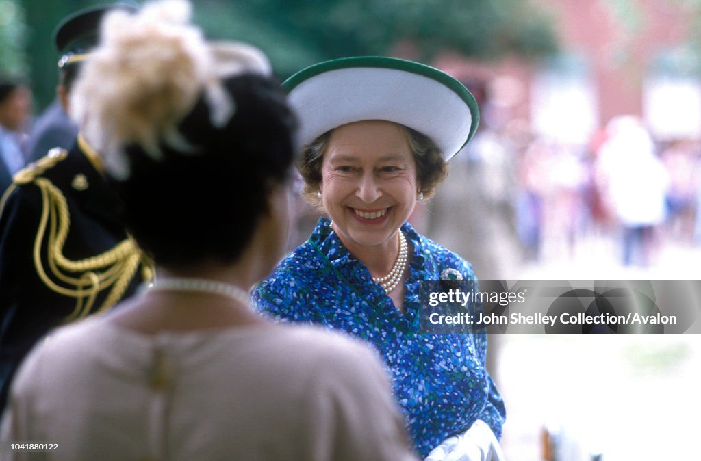 Queen Elizabeth II, Bahamas, 11th October 1985. News Photo - Getty Images