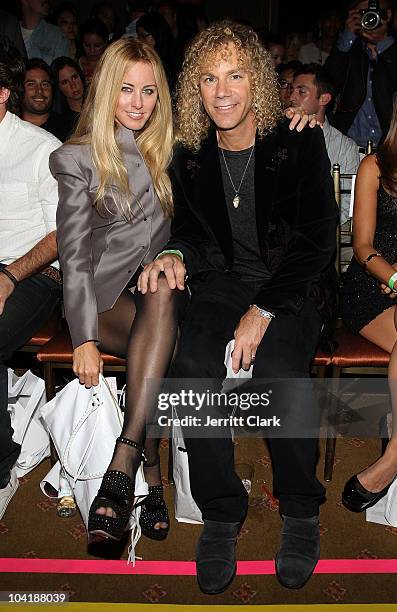 David Bryan of Bon Jovi and wife Lexi Quaas attends the YFC by Yellow Fever Spring 2011 fashion show during Mercedes-Benz Fashion Week at Capitale on...