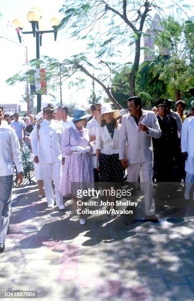 Queen Elizabeth II, Mexico, 17th February 1983.
