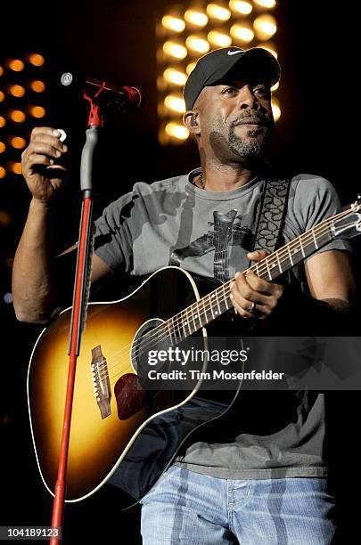 Darius Rucker performs in advance of his Charleston, SC 1966 release at Shoreline Amphitheatre on September 15, 2010 in Mountain View, California.