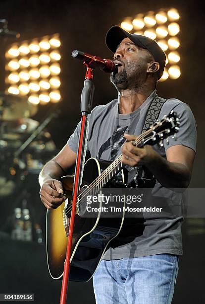 Darius Rucker performs in advance of his Charleston, SC 1966 release at Shoreline Amphitheatre on September 15, 2010 in Mountain View, California.