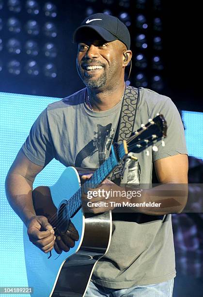 Darius Rucker performs in advance of his Charleston, SC 1966 release at Shoreline Amphitheatre on September 15, 2010 in Mountain View, California.