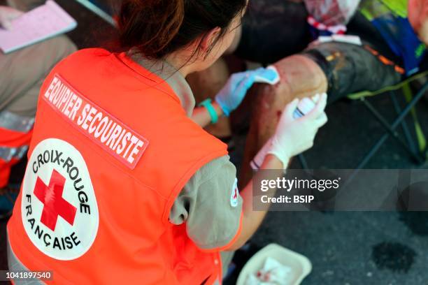 French Red Cross Volunteer French Red Cross Volunteer France.