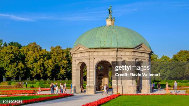 munich, hofgarten with temple of diana (bavaria, germany) - munich residenz stock pictures, royalty-free photos & images