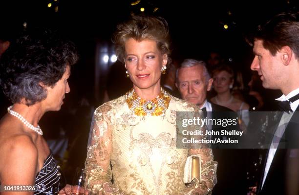 Princess Michael of Kent, Virginia Wade, Andrew Castle, 1990s.