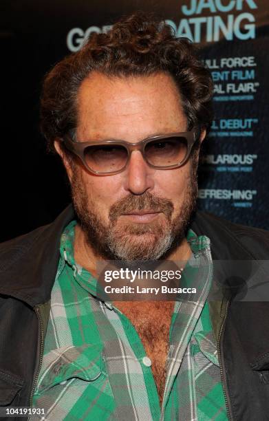 Julian Schnabel attends the premiere of Overture Films' "Jack Goes Boating" at Paris Theatre on September 16, 2010 in New York City.