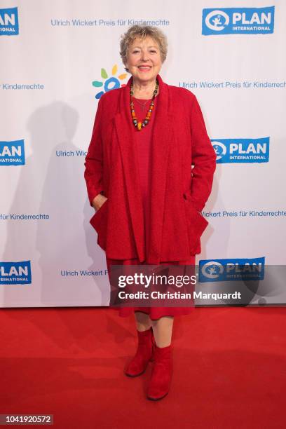 Marie-Luise Marjan attends the Ulrich Wickert and Peter Scholl-Latour award at Bar jeder Vernunft on September 27, 2018 in Berlin, Germany.