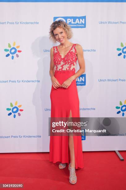 Annika Zimmermann attends the Ulrich Wickert and Peter Scholl-Latour award at Bar jeder Vernunft on September 27, 2018 in Berlin, Germany.