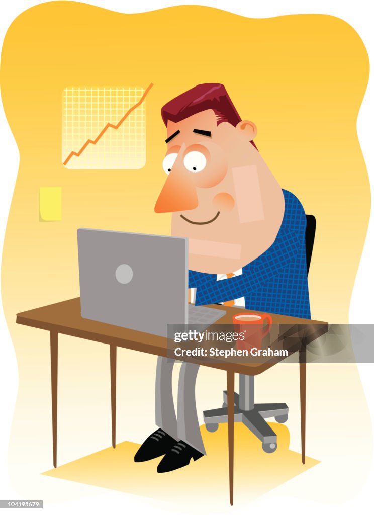 Computer Operator High-Res Vector Graphic - Getty Images
