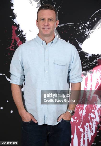 Ruben Fleischer poses at the Photo Call For Columbia Pictures' "Venom" at Four Seasons Hotel Los Angeles at Beverly Hills on September 27, 2018 in...
