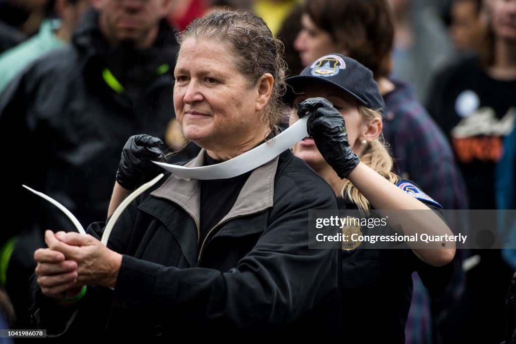 Blasey Ford Hearing Protest