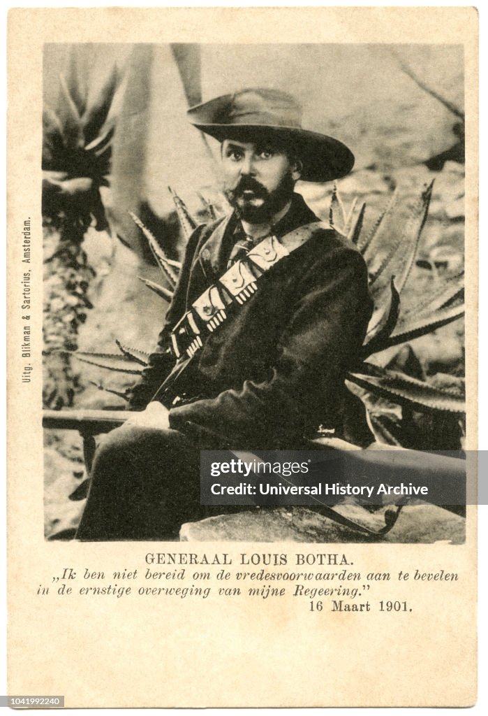 Louis Rotha General Louis Botha 1862-1919, South African Politician, First Prime ...