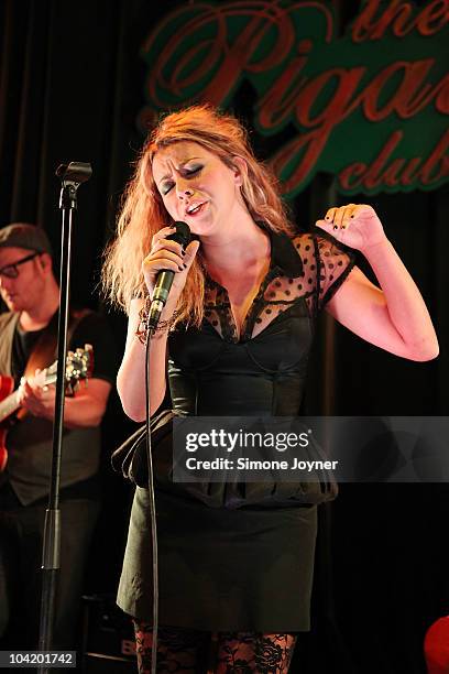 Singer Charlotte Church debuts her new album 'Back To Scratch' at The Pigalle Club on September 16, 2010 in London, England.