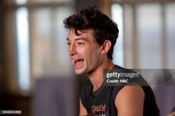 Ezra Miller on Monday September 24, 2018 --