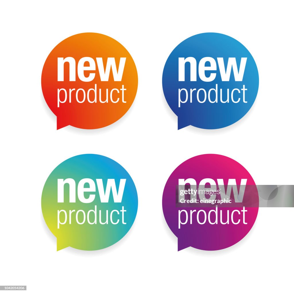 New Product label tag