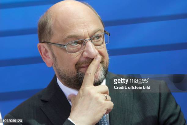 Martin Schulz, Parteivorsitzender und Kanzlerkandidat der SPD,