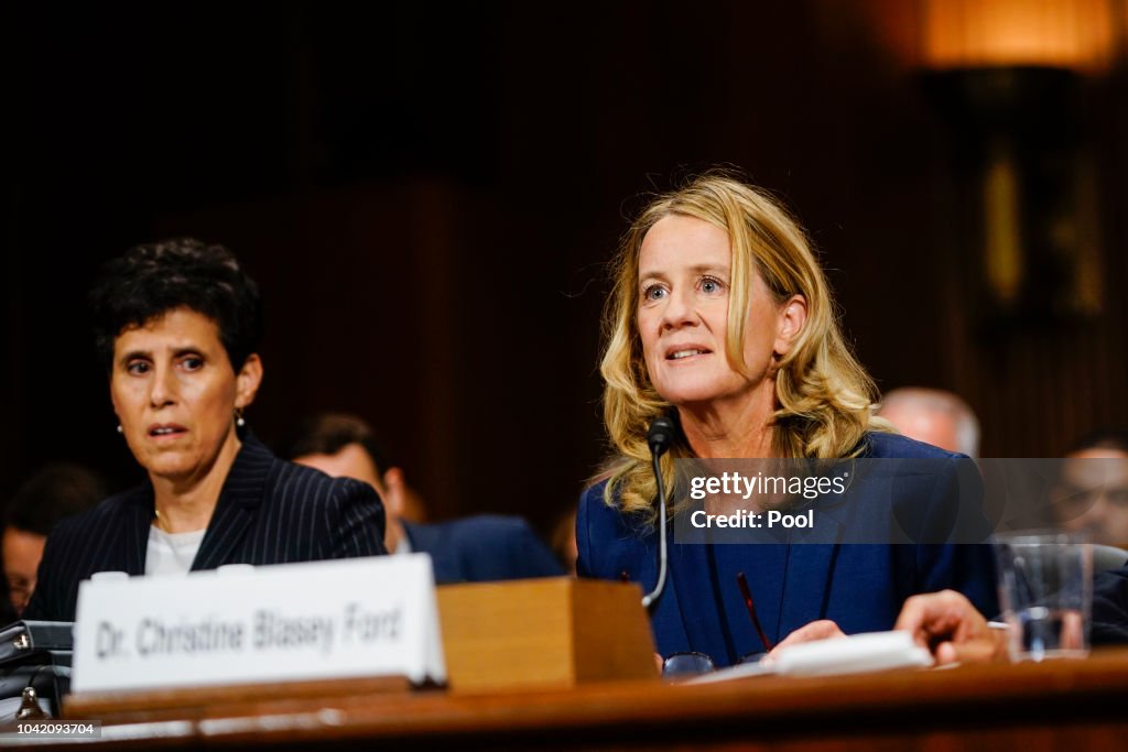 Dr. Christine Blasey Ford And Supreme Court Nominee Brett Kavanaugh Testify To Senate Judiciary Committee