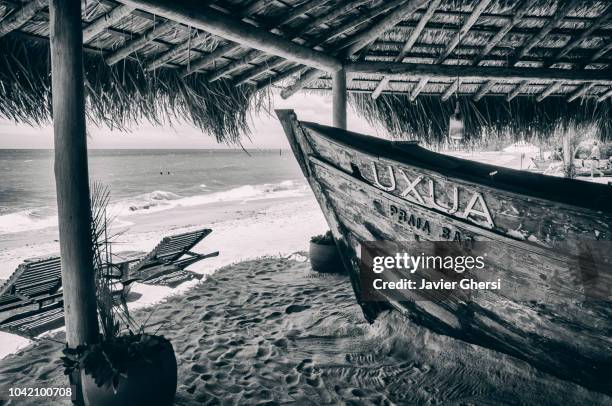 parador bar facing the sea, in trancoso, brazil. - trancoso stock pictures, royalty-free photos & images