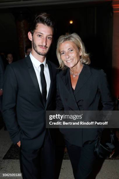 Pierre Niney and Claire Chazal attend the Opening Season Paris Opera Ballet Gala as part of the Paris Fashion Week Womenswear Spring/Summer 2019....