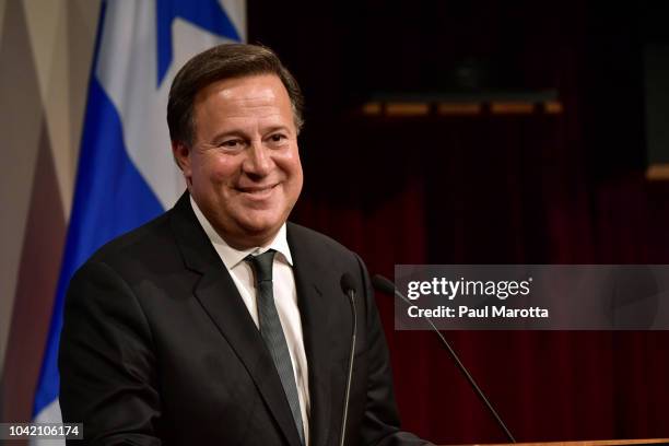 Panama President Juan Carlos Varela Rodriguez speaks at Harvard University John F. Kennedy School of Government Institute of Politics about 'Panama...