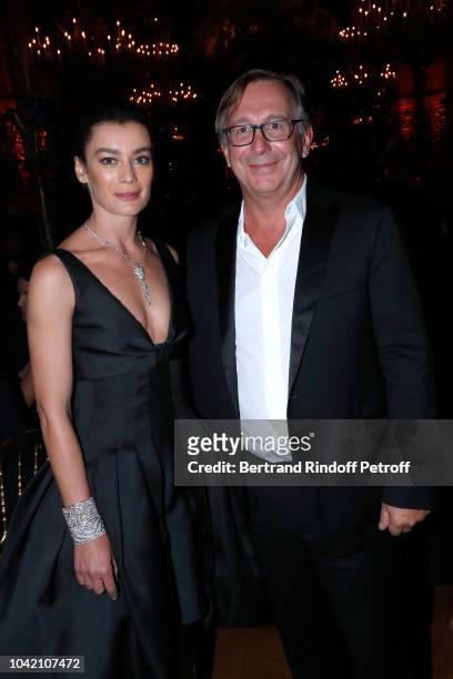 Paris National Opera dance director Aurelie Dupont and President of Fashion Activities at Chanel Bruno Pavlovsky attend the Opening Season Paris...
