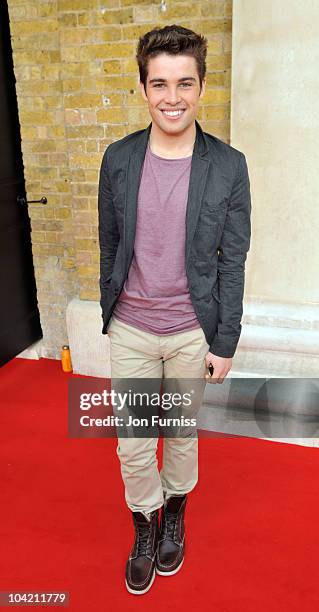 Joe McElderry attends the Look a/w 2010 show at Saatchi Gallery on September 17, 2010 in London, England.
