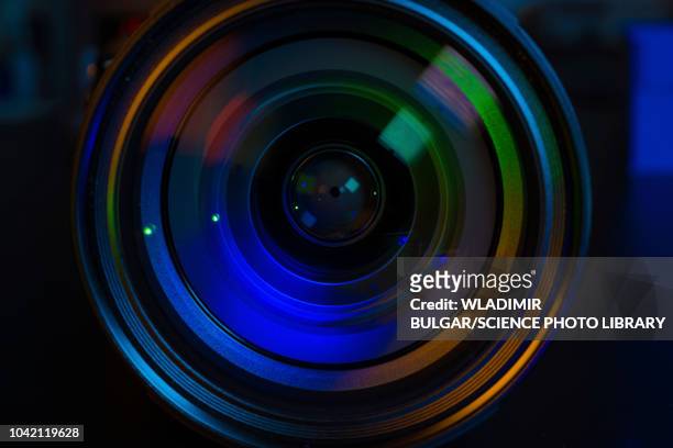 dslr camera lens - zoomeffect stockfoto's en -beelden