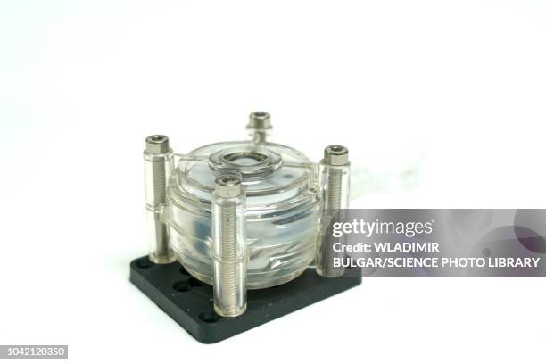 microfluidic peristaltic water pump - electricity white background stock pictures, royalty-free photos & images