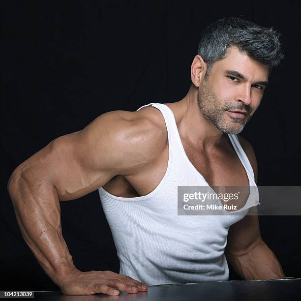 Celebrity photographer/reality star Mike Ruiz poses for a portrait on December 20, 2009 in New York City.