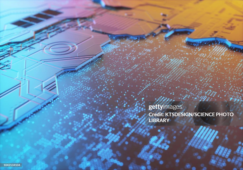 Circuit board, illustration