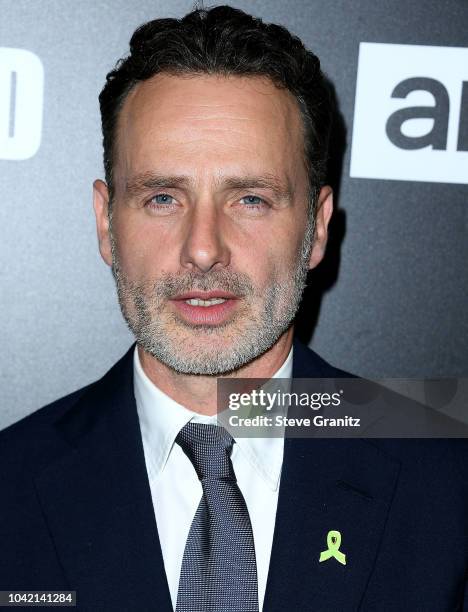 Andrew Lincoln arrives at the Premiere Of AMC's "The Walking Dead" Season 9 at DGA Theater on September 27, 2018 in Los Angeles, California.