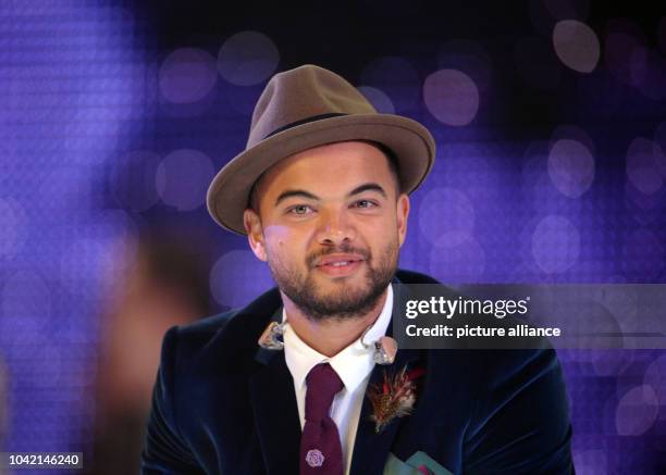 Singer Guy Sebastian representing Australia seen in the Greenroom during the rehearsal for the grand final of the Eurovision Song Contest 2015 in...