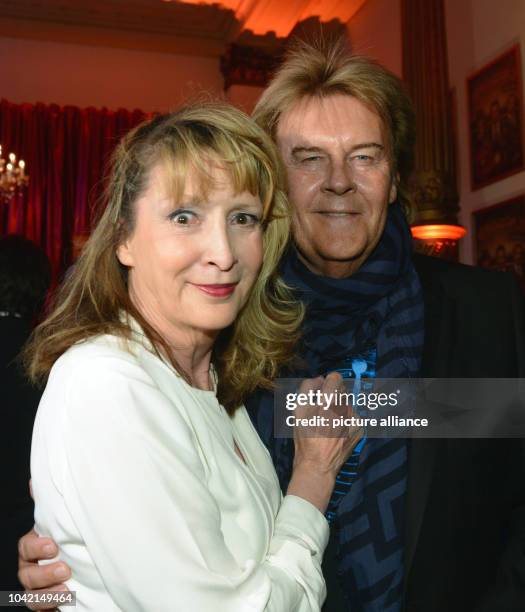 Singer Howard Carpendale and wife Donnice Pierce walk across the red carpet at the 'Night of the Legends' in Hamburg, Germany, 08 September 2013....