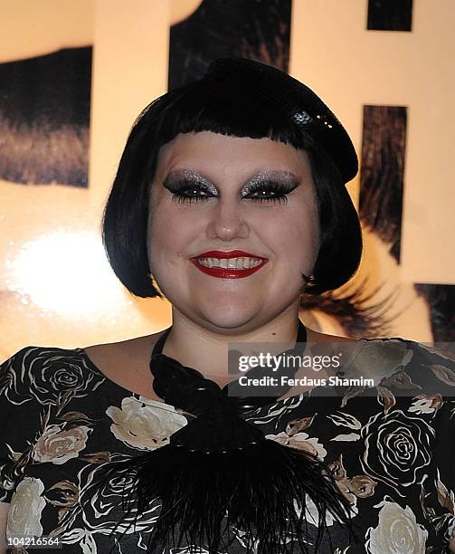 Beth Ditto attends a photocall during the launch of Beth Ditto At Evans Pop Up Shop At Selfridges on September 17, 2010 in London, England.