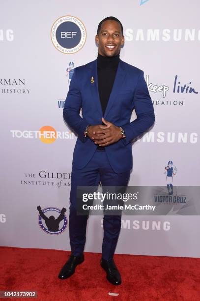 Victor Cruz attends the Samsung Charity Gala 2018 at The Manhattan Center on September 27, 2018 in New York City.