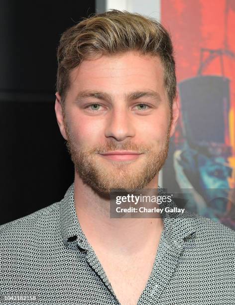 Cameron Fuller attends the Opening Night Screening Of HELL FEST at the TCL Chinese 6 Theater on September 27, 2018 in Hollywood, California.