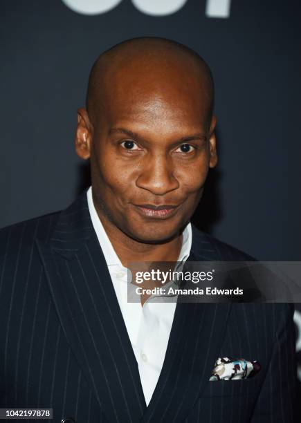 Marcellas Reynolds arrives at OUT Magazine's Annual Power 50 Celebration at NeueHouse Hollywood on September 27, 2018 in Los Angeles, California.