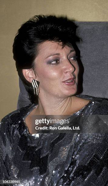 Actress Sarah Douglas attends the grand opening of The Spellbound on September 18, 1985 in Atlanta, Georgia.