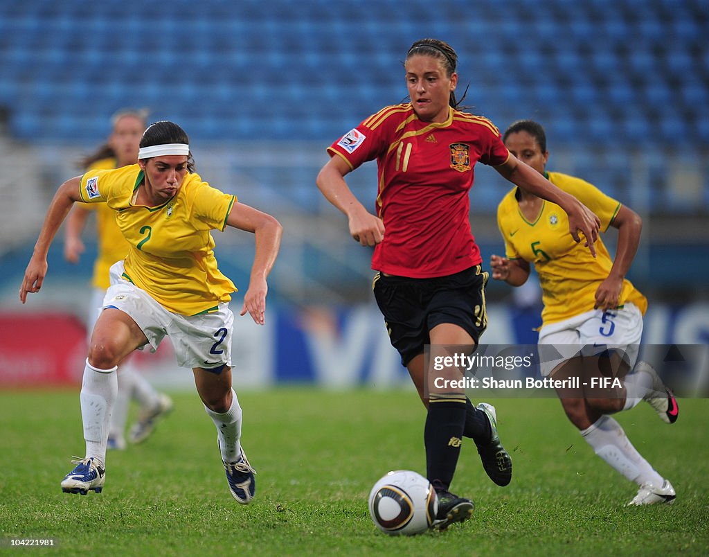 FIFA U17 Women's World Cup: Quarter Final - Spain v Brazil