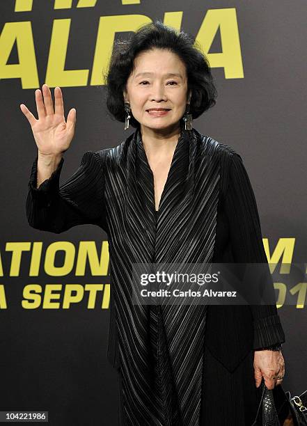 Actress Yun Jung Hee attends the 58th San Sebastian International Film Festival Opening Ceremony at the Kursaal Palace on September 17, 2010 in San...