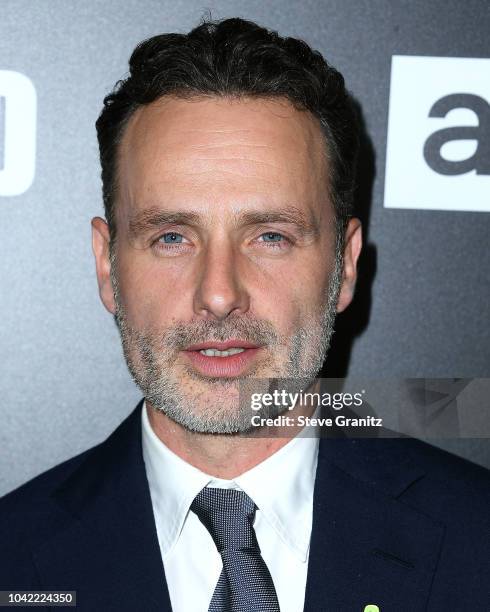 Andrew Lincoln arrives at the Premiere Of AMC's "The Walking Dead" Season 9 at DGA Theater on September 27, 2018 in Los Angeles, California.