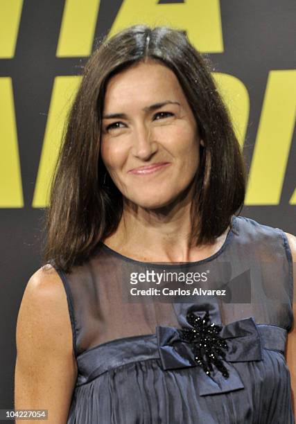 Spanish culture minister Angeles Gonzalez Sinde attends the 58th San Sebastian International Film Festival Opening Ceremony at the Kursaal Palace on...