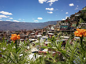 Comuna 13 view over Medellin, Colombia