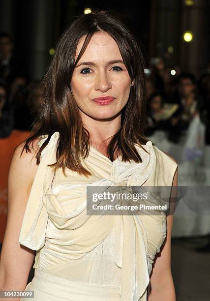 Actress Emily Mortimer attends "Janie Jones" Premiere during the 35th Toronto International Film Festival at Roy Thomson Hall on September 17, 2010...