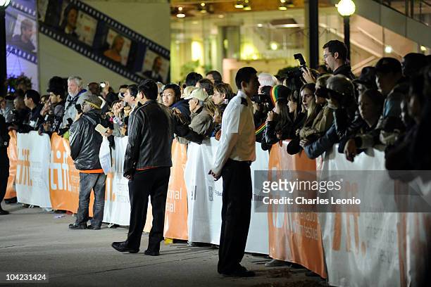 General view of atmosphere "Janie Jones" Premiere during the 35th Toronto International Film Festival at Roy Thomson Hall on September 17, 2010 in...