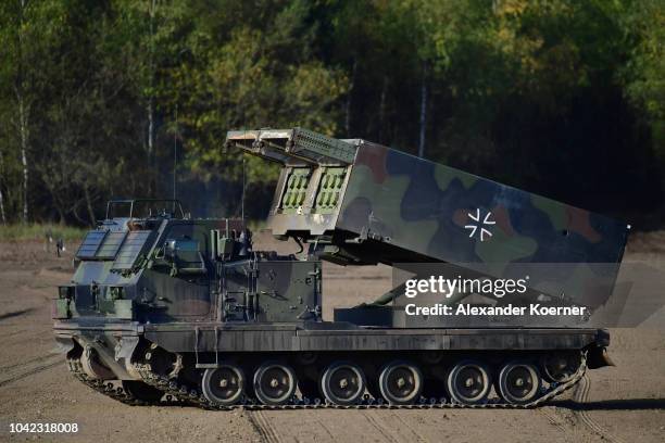 Tank With Grad Rockets Military Rocket Launcher Photos and Premium High Res Pictures - Getty ...