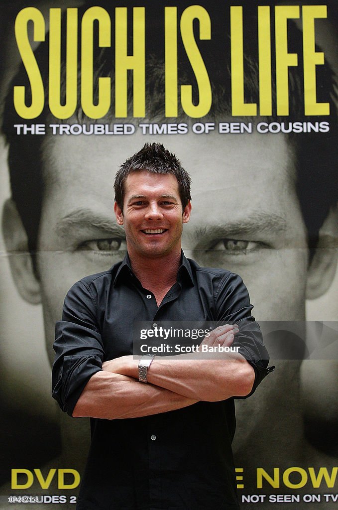 Retired AFL Player Ben Cousins Launches Biographical DVD In Melbourne